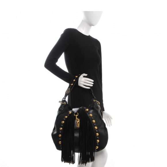 Authentic Gucci Babouska Fringe studded Hobo Bag - Picture 8 of 8